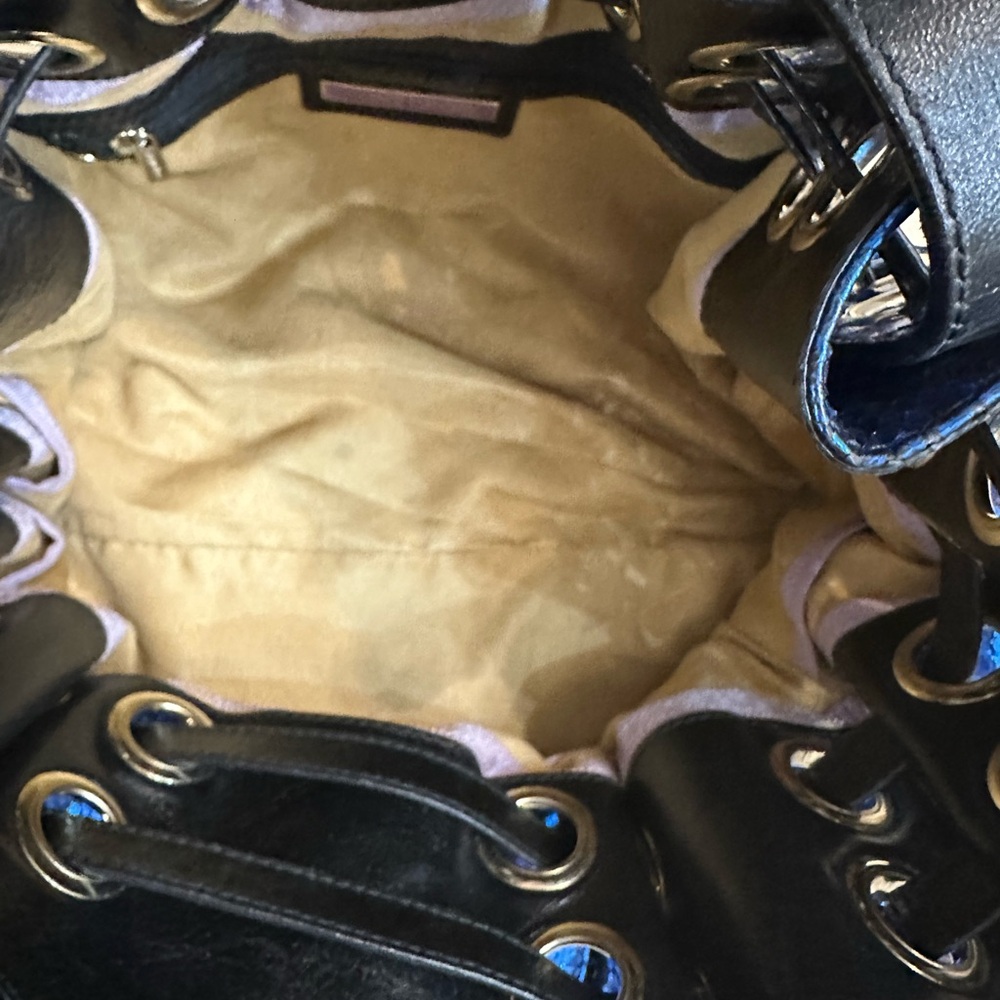 Jimmy Choo Shimmering Blue real  python/snake skin Shoulder bag RARE - Picture 8 of 16